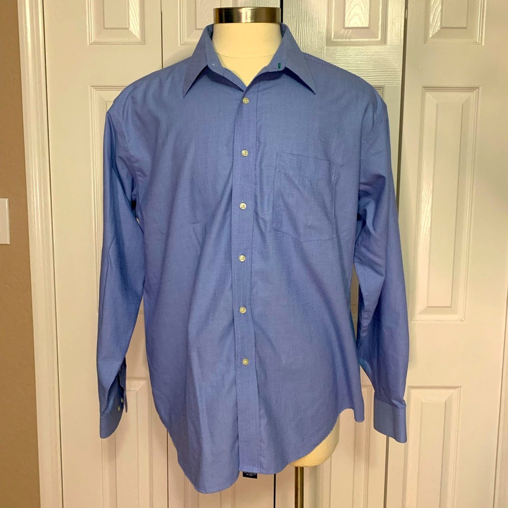Tommy Hilfiger TLC The Lifetime Collar Men's Blue Button Down